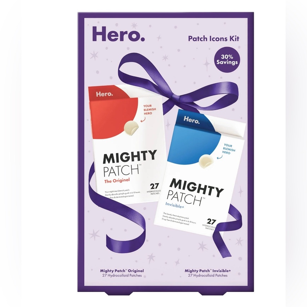 Hero Cosmetics Mighty Patch Icons 2-Piece Acne Patch Kit, 54 Count